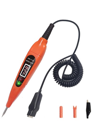 Automotive Test Light DC 3 60V Digital LCD Circuit Tester Heavy Duty