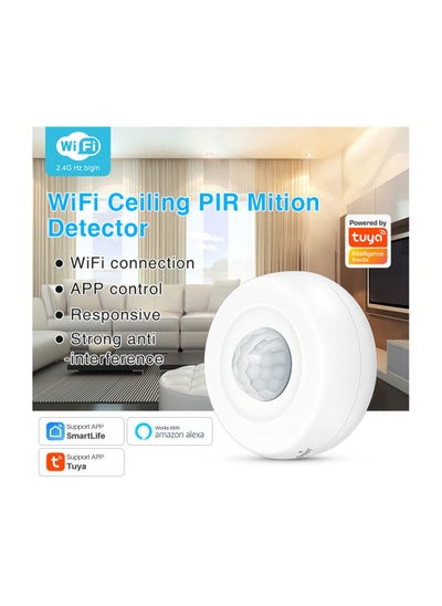 Uantii Smart Pir Motion Detector Tuya Wifi Pir Sensor Infrared Movement