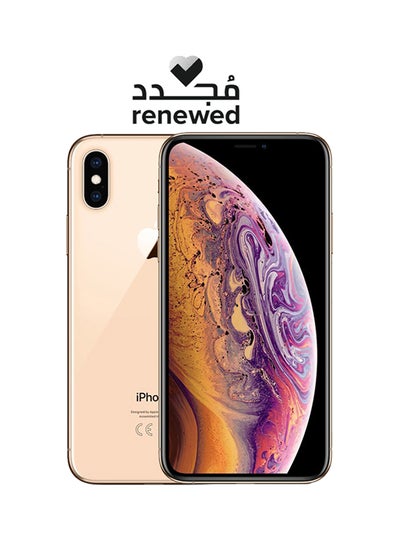 Renewed Iphone Xs Max With Facetime Gold Gb G Lte