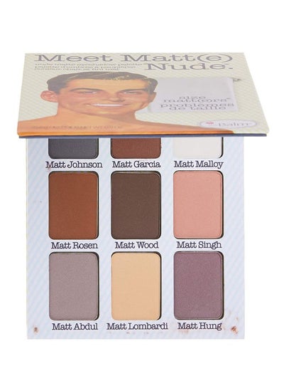 Meet Matt E Nude Eyeshadow Palette Multicolour Price In Uae Noon Uae