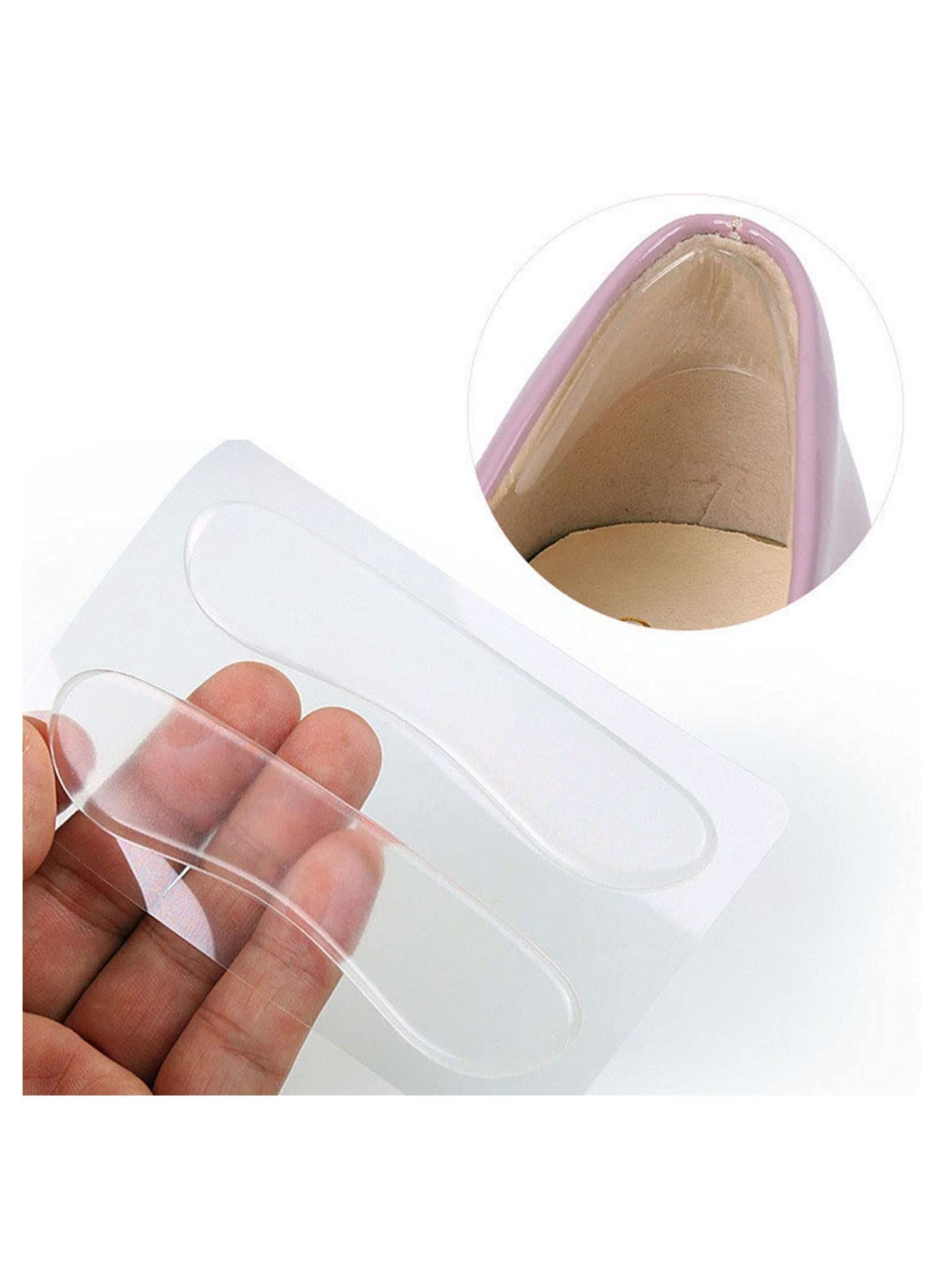 Anadimall Reusable Heel Cushion Inserts for Shoes Heel Pads Self Adhesive  Back Grips Liners Blister and