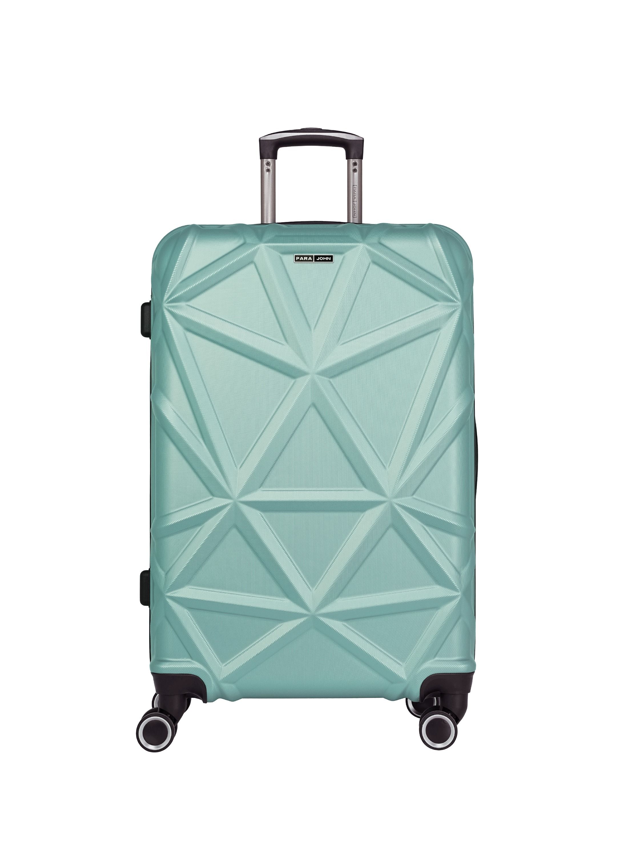 PARAJOHN Matrix 20 Inch Small ABS Hard Case Cabin Luggage Trolley Bag with 8 Spinner Wheels and Lock Jungle Green price in Saudi Arabia Compare Prices