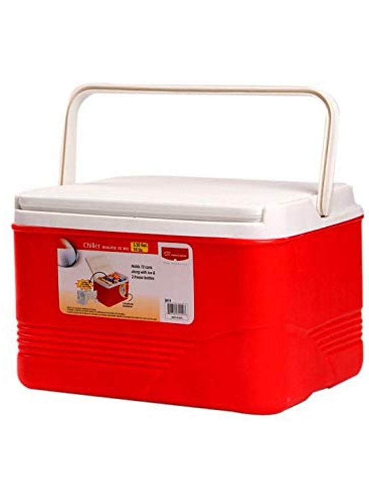 PRINCEWARE 6-Litre Ice Box Thermo insulated Picnic Cool Box-Thermo Keeper  Container Expanded Cooler Fishing Ice Box-Red price in Dubai, UAE