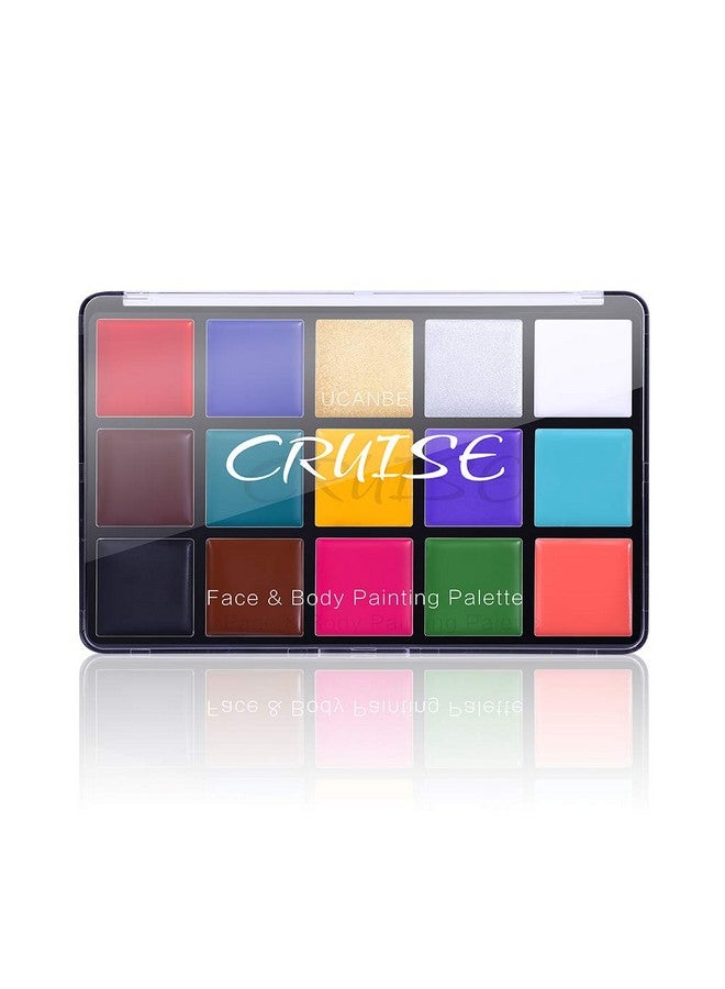  UCANBE Face Body Paint Oil Palette Set - 2 x 20 Colors