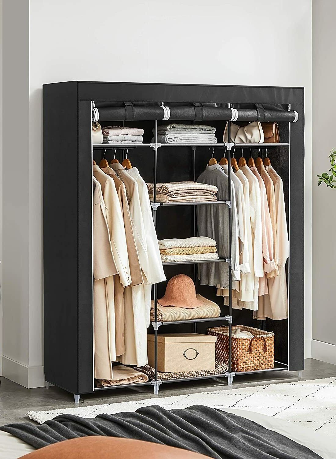 Roman Gifts Premium Fabric Wardrobe Organizer Portable Wardrobe Closet Clothes Organizer price in Saudi Arabia Compare Prices