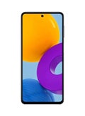 هاتف جالاكسي M52 ثنائي الشريحة بذاكرة رام سعة 8 جيجابايت وذاكرة داخلية سعة 128 جيجابايت ويدعم تقنية 5G، لون أزرق - إصدار عالمي