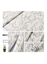 Shop Generic Marble Pattern Self Adhesive Wallpaper White 0 31kg Online In Dubai Abu Dhabi And All Uae