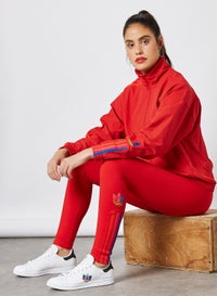 Shop adidas Originals 3-Stripes Detail Track Jacket Red online in Riyadh,  Jeddah and all KSA