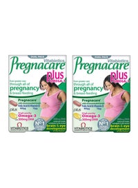 Shop Vitabiotics Pack Of 2 Pregnacare Plus Omega 3 56 Tablets Online In Dubai Abu Dhabi And All Uae