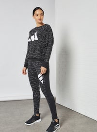 adidas Sportswear All-Over Print Leggings Black UAE | Dubai, Abu Dhabi