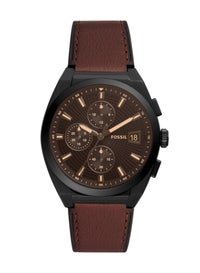 Leather Chronograph Watch FS5798 