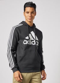 Felpa essentials uomo nero adidas con cappuccio - ADIDAS - Pavidas