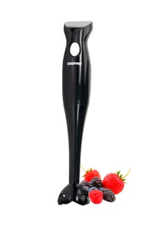 Buy Hand Blender Stainless Steel Blade Food Collection Immersion Hand Blender with Removable Stick Ideal for Smoothies Shakes GHB5467N Black in UAE