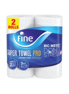Buy Kitchen Tissue Paper Towel Pro 3 Ply 2 Rolls in Egypt