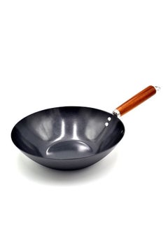 Buy Wok Non Stick Black 26.5cm in UAE