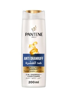 Buy Pro-V Anti-Dandruff 2 In 1 Shampoo Plus Conditioner 200ml in UAE