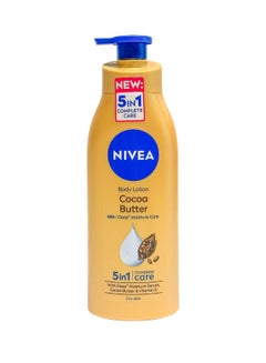 Buy 5 In 1 Cocoa Butter Body Lotion, Vitamin E, Dry Skin 400ml in UAE