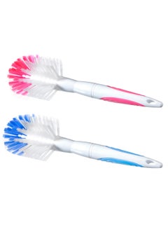 Buy Closer To Nature Bottle And Teat Cleaning Brush - Pink in UAE