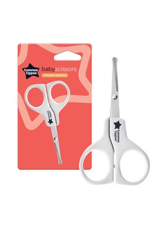 Buy Essentials Baby Scissors - White in UAE