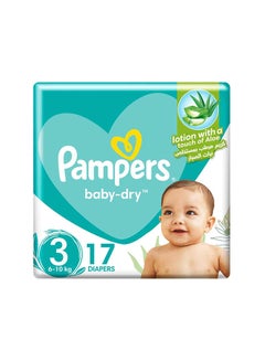 Buy Aloe Vera Taped Diapers Size 3 Carry Pack 17 Count in UAE