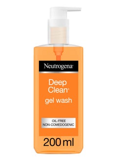 Buy Neutrogena Deep Clean Gel Face Wash Clear 200ml in UAE