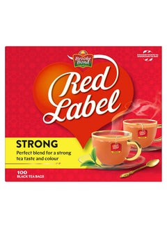 Buy Red Label Black Tea, 100 Teabags 200grams in UAE