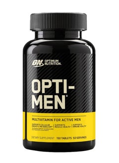 Buy Opti-men Multivitamin For Active Men Dietary Supplement 150 Tablets 50 Servings in UAE