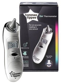 Buy Closer To Nature Digital Ear Thermometer With LED Display For 0 Months+ White in UAE