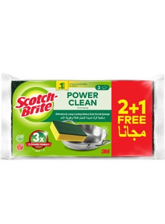 اشتري Heavy Duty Scotch Brite 3 Pieces Green في الامارات