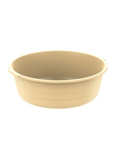 اشتري Plastic Round Basin بيج 16 بوصة في الامارات