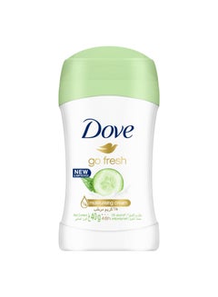 Buy Go Fresh Antiperspirant Deodorant Stick Cucumber And Green Tea White and Green 40grams in UAE