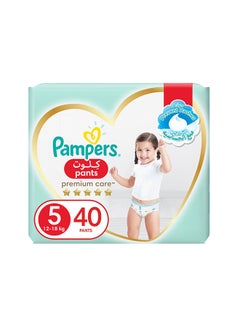 Buy Premium Care Pants Diapers Size 5 Jumbo Pack 40 Count in UAE