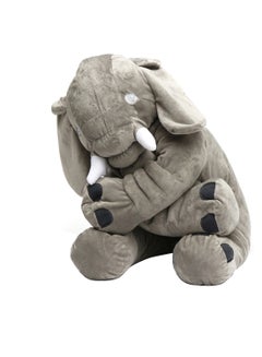 Buy Plush Pillow Medium Size Grey in UAE