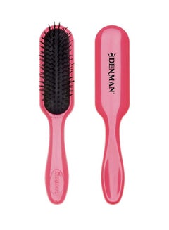 Buy Tangle Tamer Ultra, Pink Detangling Paddle Brush For Curly And Black Natural Hair - Use With Both Wet And Dry Hair, D90 Black/Pink in UAE