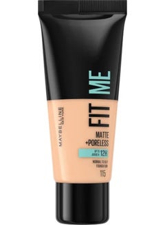 Buy Fit Me! Matte + Poreless Foundation 115 Ivory in UAE