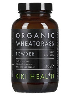 Buy Organic Wheatgrass Powder High In Protein, Vitamin E, Calcium, Iron, Zinc And Copper 100G in UAE