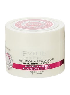 Buy Eveline Cosmetics Intensely Firming Rejuvenating Day And Night Cream, Infused With Retinol And Sea Algae 50ml in UAE