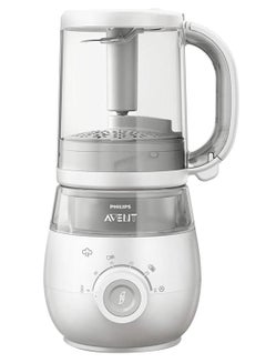 Buy 4-In-1 Combined Steamer And Blender - White in UAE