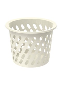 Buy Mini Laundry Basket- White 47x37cm in UAE