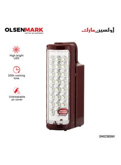 Buy Rechargeable LED Emergency Light Lantern Red in UAE