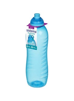 Buy Sistema Twist 'N Sip 620ml Squeeze Water Bottle Blue - Leak-proof Blue in UAE