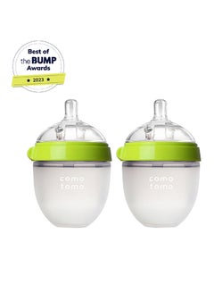 Buy Natural Feel Baby Bottle, Pack Of 2 150 Ml Green/White in Saudi Arabia