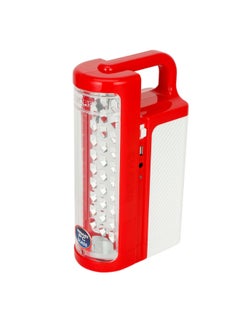 Buy Geepas Rechargeable LED Lantern| GE5511, USB Mobile Charging| Portable| Solar Input| Unbreakable PC Glass| Ideal for Camping and Hiking Red 26x9x16cm in Saudi Arabia