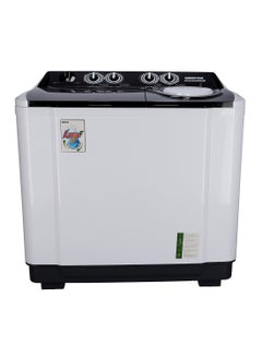 Buy Twin Tub Semi-Automatic Washing Machine| Fully Knob Control and Semi-Automatic Top Load Washing Machine| Two Water Nets in One Waterfall| Water Inlet Bubble Marker Function 700 W GSWM18012 White/Black in UAE