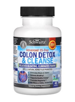 Buy Effective Colon Detox And Cleanser For Weight Loss - 45 Capsules in Saudi Arabia