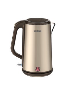 Buy ELECTRIC KETTLE 1.7 L 1800 W SF1868EK-1.7L BS Gold in Saudi Arabia