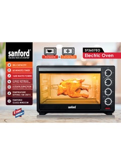 Buy ELECTRIC OVEN 30 L 1600 W SF3607EO BS Black in UAE