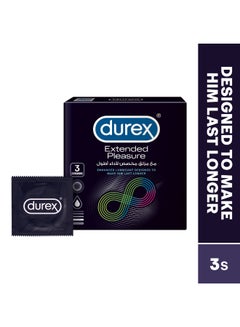 Buy Extended Pleasure Condom - Pack of 3 in UAE