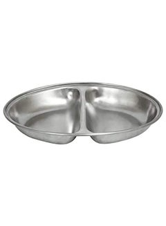 اشتري Sunnex Stainless Steel Oval Vegetable Dish 2 في الامارات