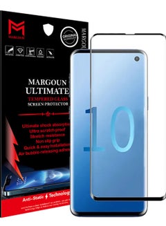 Buy 5D Tempered Glass Screen Protector For Samsung Galaxy S10 Lite Black/Clear in Saudi Arabia